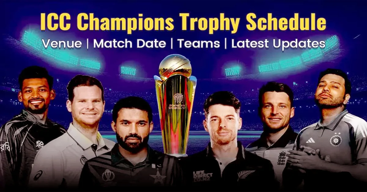 Ishq Champions Trophy 2025 Confirmed Schedule, Format, Groups, All Matches, Date, Time, Venue.