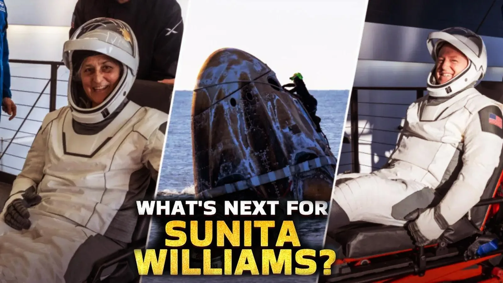 Sunita Williams returned to Earth