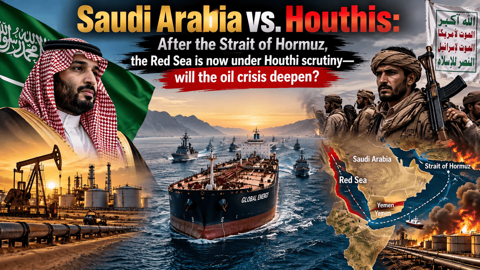 Saudi Arabia vs. Houthis: After Strait of Hormuz, Is the Red Sea the Next Oil Crisis Flashpoint?